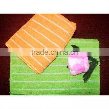 multi purpose super absorbent yarn dyed microfiber towel