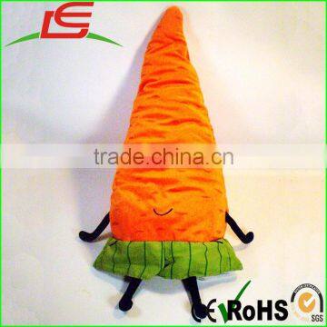 Stuffed Plush Carrot Vegetable Garden Doll Pillow