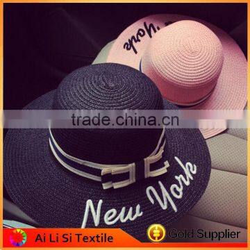 hot sale new style high quality wholesale custom fashion woman panama straw hat