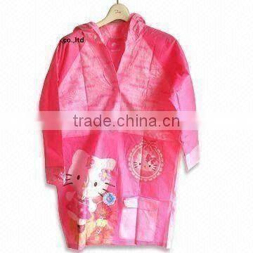 PU/PVC/Polyester women Raincoat/Rainwear