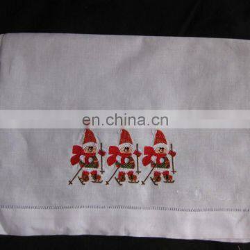 100% pure linen holiday tea towel