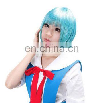 SunShine-Free Shipping Neon Genesis Evangelion Ayanami Rei Tokyo-3 School Uniform Anime Cosplay Costume photo-4