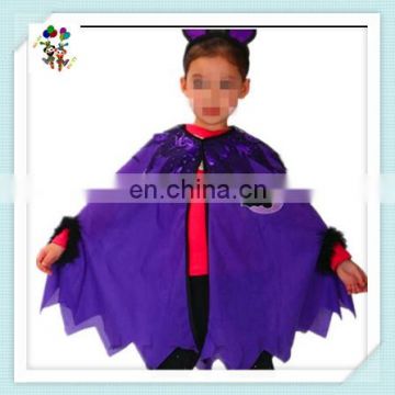 Cheap Birthday Party Purple Bat Kids Fancy Dress Capes HPC-1711