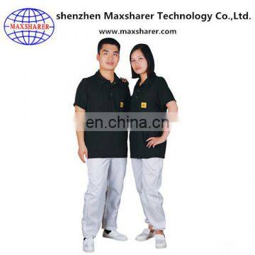 antistatic polyester t-shirt static dessipative esd smock