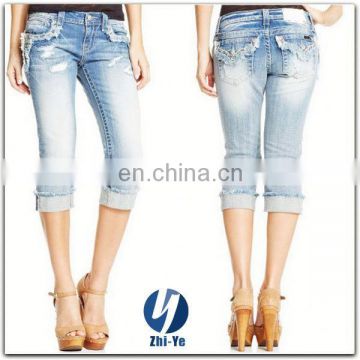 Jeans manufacturer basic women jeans italy design