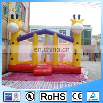 High Quality Sunway Outdoor Inflatable Giraffe Bouncer for Party Giraffe Inflatable Bouncer Jumper