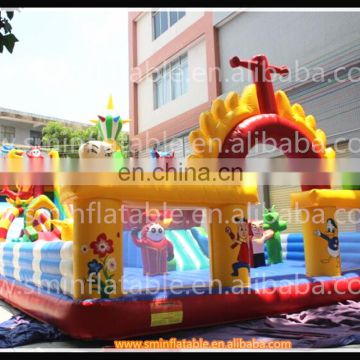 Top Fun Inflatable cartoon funcity,interesting amusement park,outdoor inflatable park