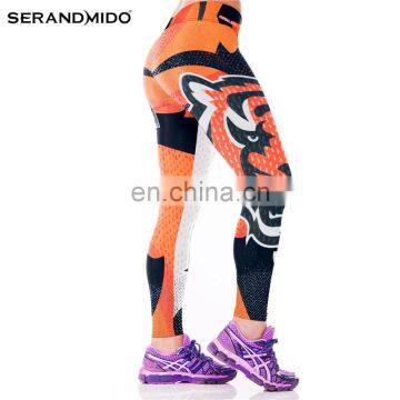 Wholesale Print High Waist Custom Womens Yoga Pants photo-2