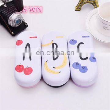 Europe Hot selling Eyewear Accessories print logo kids fashion design Metal foldable reading glasses cases free samples