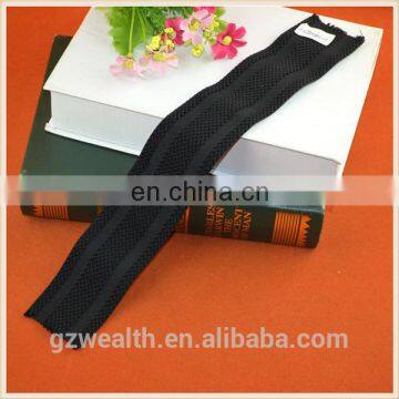Customized jaquard elastic black webbing for clothing
