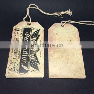 elastic recycled cotton yarn hang tags