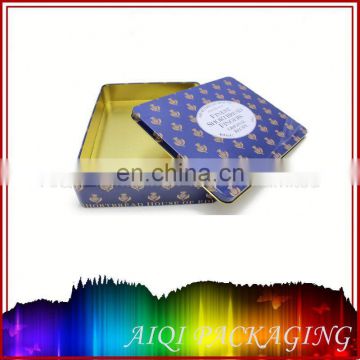 Good quality small metal tin boxes/spider-man printing metal boxes supplier