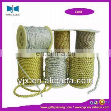 metallic twisted hot sale non-elastic cord producer