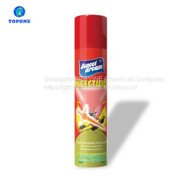 China supplier Aerosol insecticide spray chemical formula insecticide