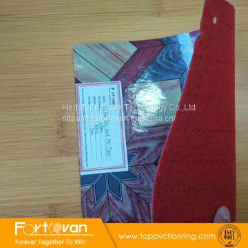 factory linoleum weight 70g 100g 130g red felt back pvc flooring on sale