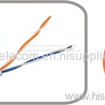 1000FT CAT5e Solid Cables Cables 4/UTP 0.50mm Network Cable (Gray)
