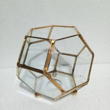 Triangular Plant Terrarium Glass Gifts Crafts