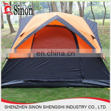 shenzhen double 4person orange extra large camping luxury tent