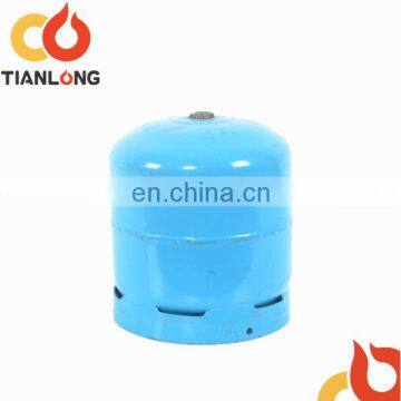 2.5KG LPG gas bottle, empty LPG gas cylinder for camping and household