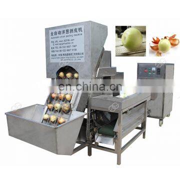 Full Automatic Machine 2 Belt Onion Peeling Onion Processing Line