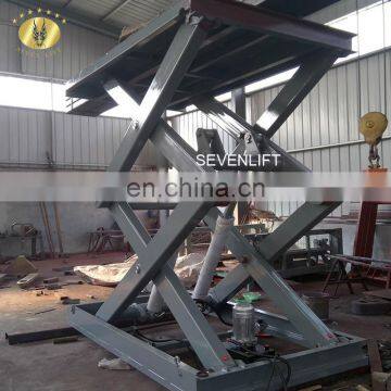 7LSJG Jinan SevenLift 1.1m 5 Ton Small Hydraulic Scissor Type House Cargo Lift Safety Platform