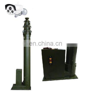 4 and 5 Meter Height Electric Retractable Masts for Security Cameras