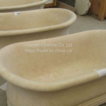 Beige Travertine Bathtubs, Beige Travertine Bathroom Tubs