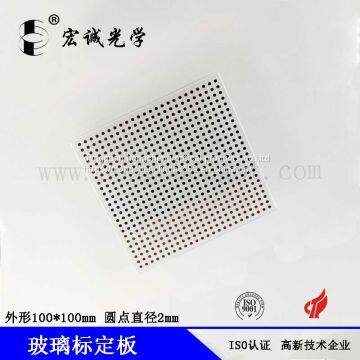 Dot 2*2mm Optical Glass Calibration Target Dot Grid Calibration Plate Vision Camera Calibration Target Distortion Calibration Target Can be Customized photo-2