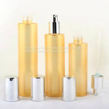 Free Sample Fancy 30Ml 40Ml 100Ml Cosmetic Glass Bottle Lotion Set With Pump photo-3