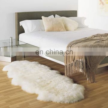 custom color size shaped faux fur rug