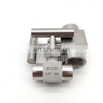 304 Stainless Steel Inner Needle Valve G1/4 One-handle Handle Flow Needle Valve photo-4