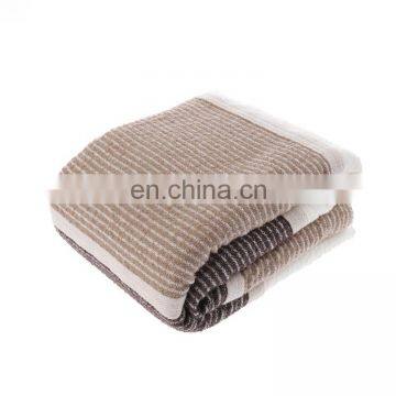 Grade A Grade and Spring/Autumn Season Home Use Korean Style Striped Blankets for Winter Double Layer photo-5