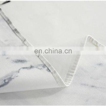 Custom Marble Printed Waterproof Linen Ruffled Party Dinner Table Cloth Tablecloths photo-7