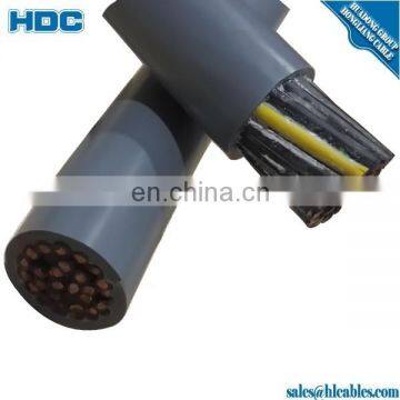 Flexible control cable NYSLY 300/500V DIN VDE 0245 PVC insulated and sheath UV flame retardant