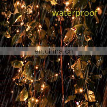 Solar Waterproof Copper Wire String Light Home Decor Indoor Outdoor Christmas Decoration Fairy Lights With Remote Controller