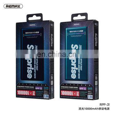 Remax 2020 Newest Mobile Phone Chargers PD 18W Slim Portable Charger Mini Fast Charging 10000 Mah Power Bank