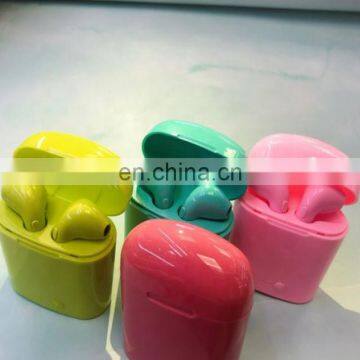 2020 Amazon Top Seller I7s Macaroon Fashion TWS Earbuds Microphone IPX4 SBC Wireless Bluetooth Sport Earphone photo-4