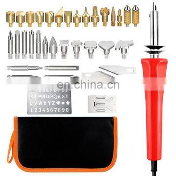 38pcs Wood Burning Kit for Wood Burning/Carving/Embossing/Soldering with Carrying Case, wood burning iron set