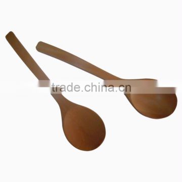 30cm wooden ladle for cooking and dinner