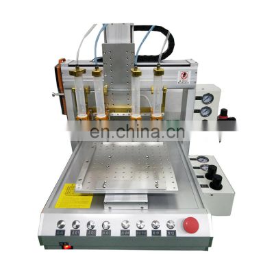 three axis four head dispensing machine and glue machine robot