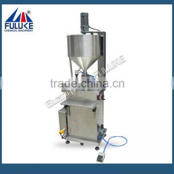 FLK high quality semi-auto liquid filling machine with mixing motor