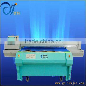 Large uv led flatbed printer for glass/ceramic /wood /stone