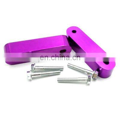 Aluminum Colored Car Auto Parts hood vent spacer riser