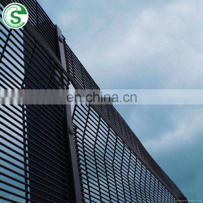 PVC Coated Galvanized Wire Mesh 358 Anti Climb Clearvu Fence