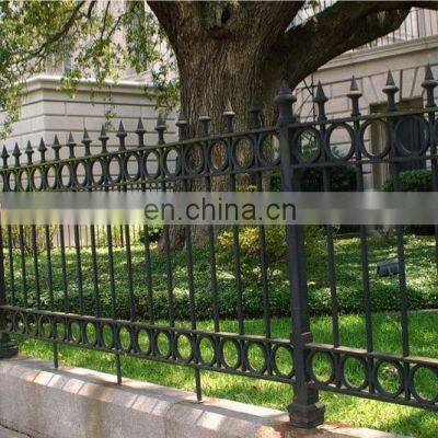 Ornamental Door Fence Wrought Iron Zinc Steel Decorative Iron Fence