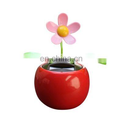 New Car Exterior Decoration Styling Accessories Solar Powered Dancing Flower Swinging Animated Dancer Toy Car Decoration Parts photo-3