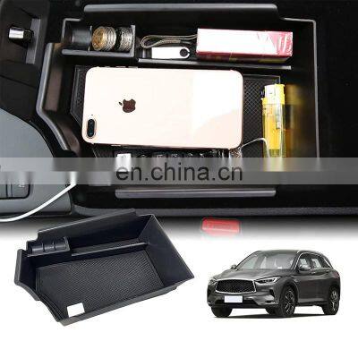Interior Accessories Parts Silicone Armrest Rest Storage Box Center Control Console Organizer Tray For Infiniti Qx50 2019-2021 photo-5
