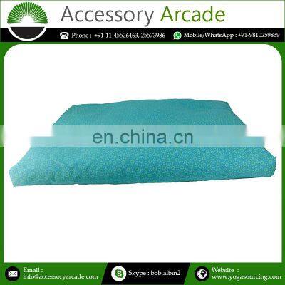Zippered and Removable Yoga Zabuton Mat Relax Cushion Indian Supplier photo-5