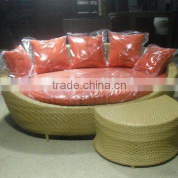 Outdoor Rattan Bed with Canopy SV-7SD06