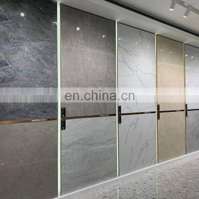 Black color 60x120cm full body porcelain ceramic tiles for floor from Foshan JM1263563F 6 face